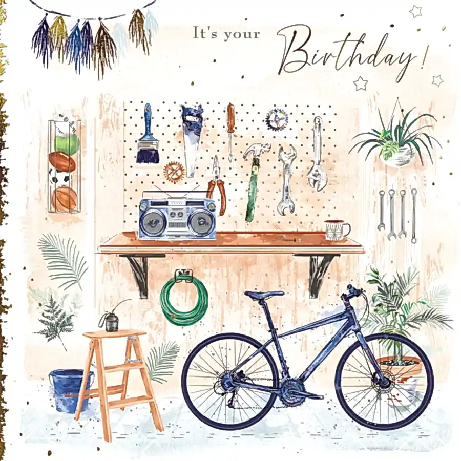 Birthday Greetings Card Shed Design