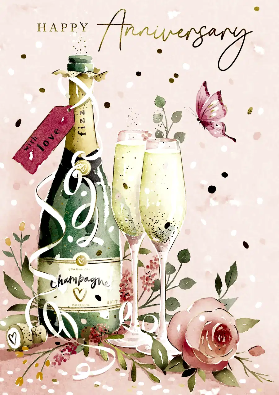 Happy Annivesary Greetings Card Plants By Post