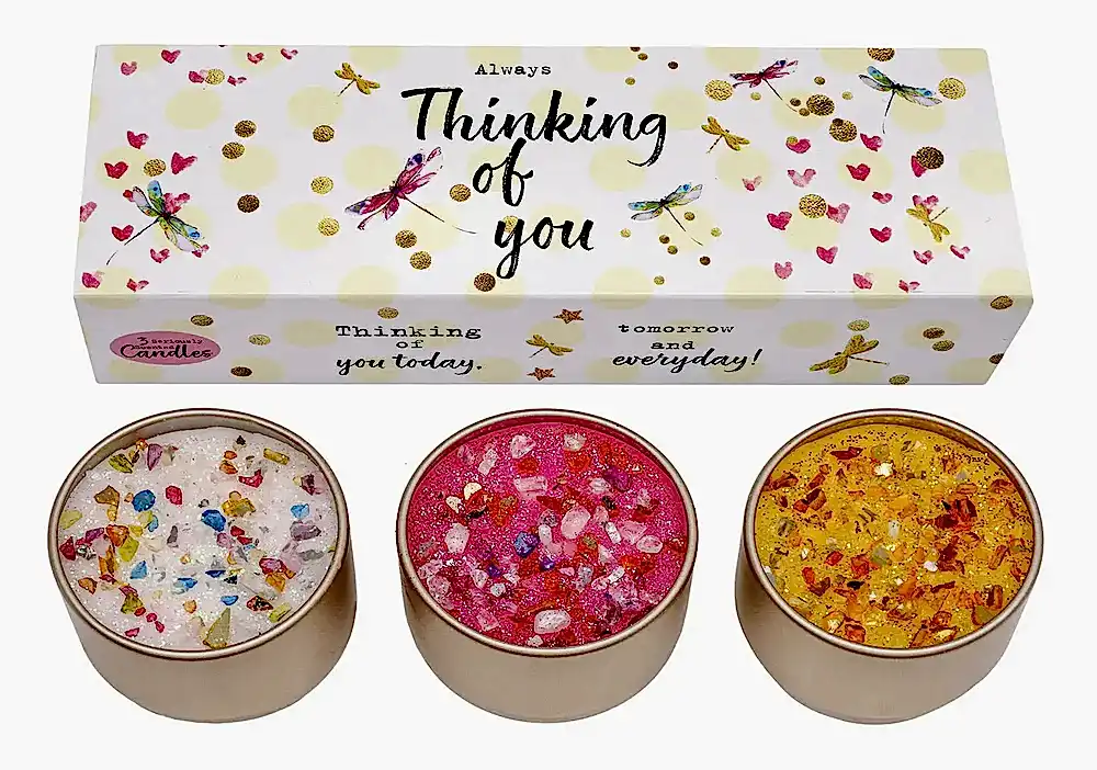 Thinking Of You Candles Trio Set Plants By Post