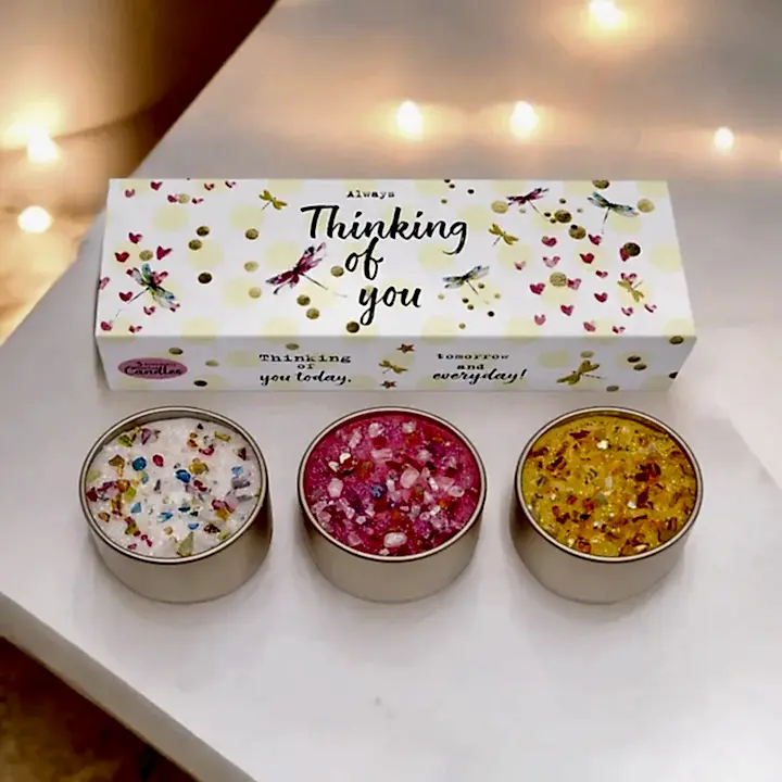 Thinking Of You Candles Trio Set Plants By Post